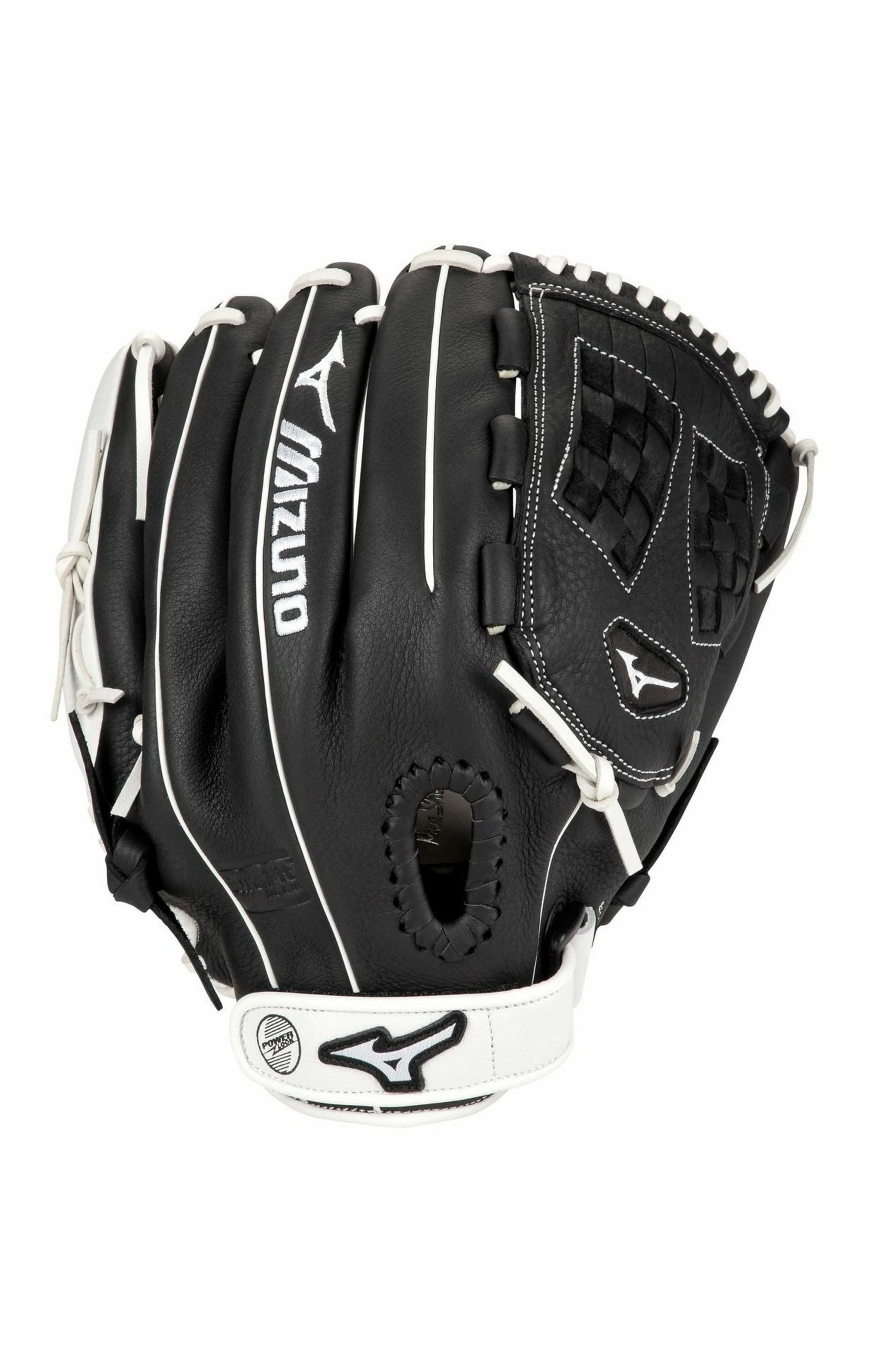 Mizuno Franchise Series 12.5″ Fastpitch Softball Glove Black/White 3 Mizuno Franchise Series 12.5″ Fastpitch Softball Glove Black/White