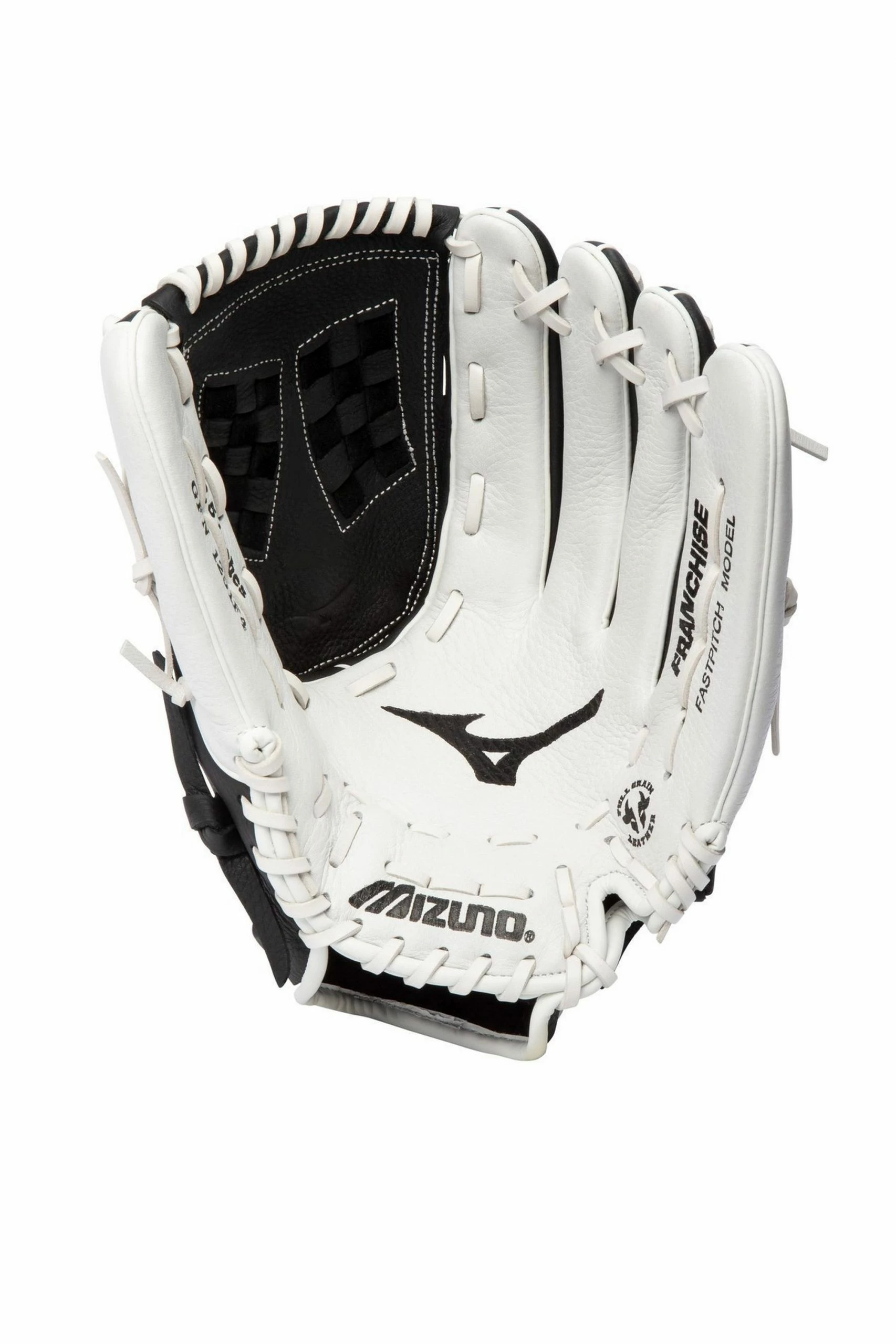 Mizuno Franchise Series 12.5″ Fastpitch Softball Glove Black/White 4 Mizuno Franchise Series 12.5″ Fastpitch Softball Glove Black/White - Image 2