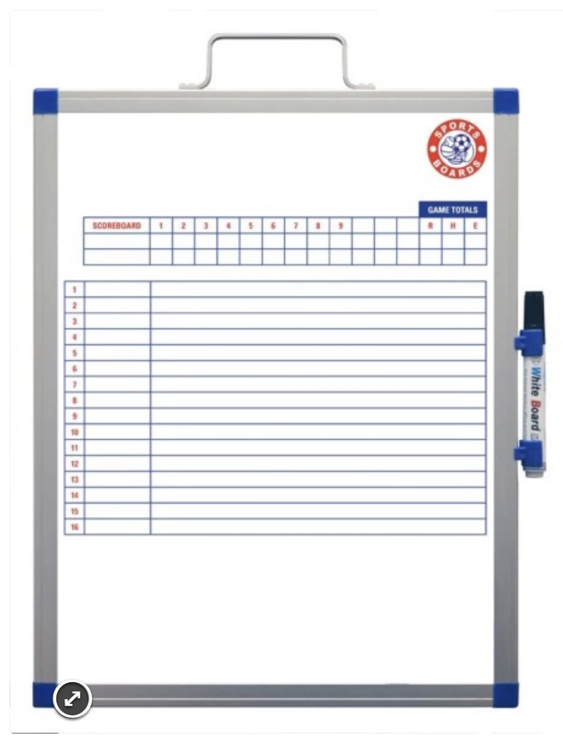 Null Sportsboards – Large Softball / Baseball Pro Board – Coaches Magnetic Line Up Board 5 Null Sportsboards – Large Softball / Baseball Pro Board – Coaches Magnetic Line Up Board - Image 3