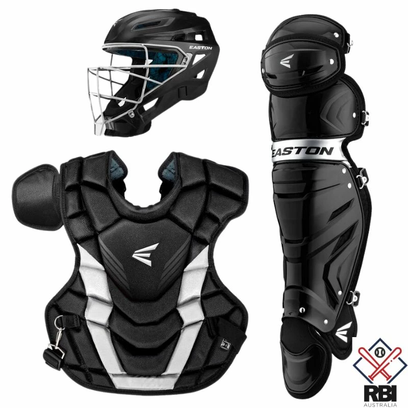 Easton Gametime Catcher’s Set Intermediate Black/Silver 3 Easton Gametime Catcher’s Set Intermediate Black/Silver