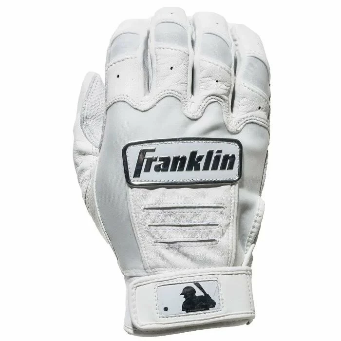 Franklin Adult CFX Pro Full Color Chrome Batting Gloves – White 4 Franklin Adult CFX Pro Full Color Chrome Batting Gloves – White - Image 2