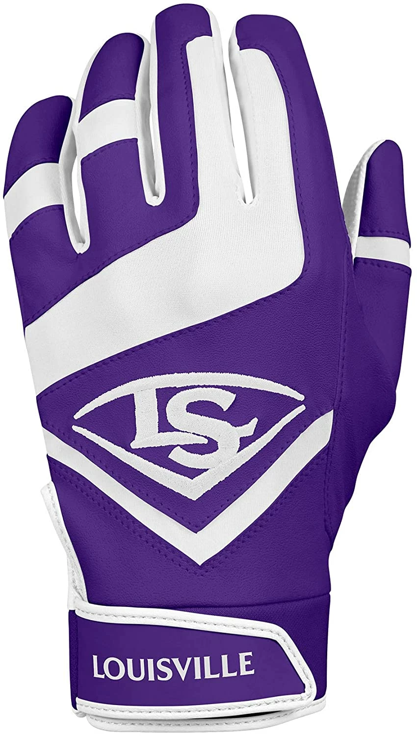 Louisville Slugger Youth Genuine Batting Gloves – Purple 4 Louisville Slugger Youth Genuine Batting Gloves – Purple - Image 2
