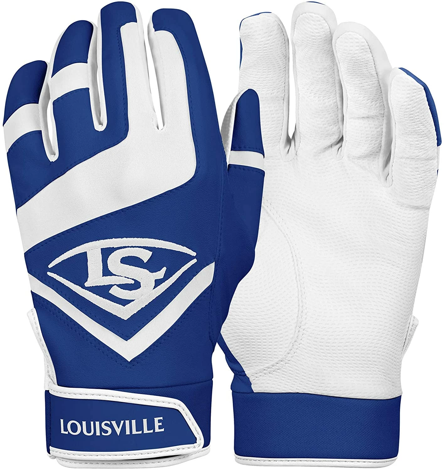 Louisville Slugger Youth Genuine Batting Gloves – Royal 3 Louisville Slugger Youth Genuine Batting Gloves – Royal