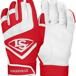 Louisville Slugger Youth Genuine Batting Gloves – Scarlet