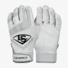 Louisville Slugger Adult Genuine Batting Gloves – White 2 Louisville Slugger Adult Genuine Batting Gloves – White -Cheap Baseball bat Store LS Batting Gloves White 3 1 scaled 1