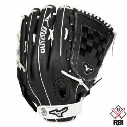 Mizuno Franchise Series 13″ Fastpitch Softball Glove Black/White