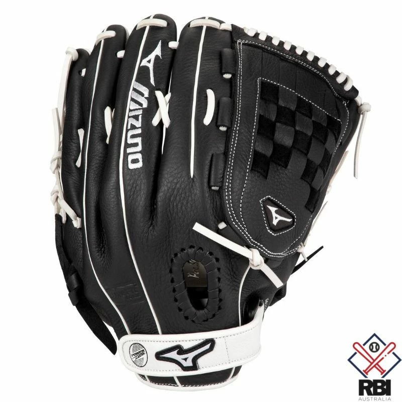 Mizuno Franchise Series 13″ Fastpitch Softball Glove Black/White 3 Mizuno Franchise Series 13″ Fastpitch Softball Glove Black/White