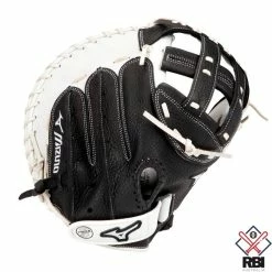 Mizuno Franchise Series 34″ Catcher’s Fastpitch Softball Glove Black/White