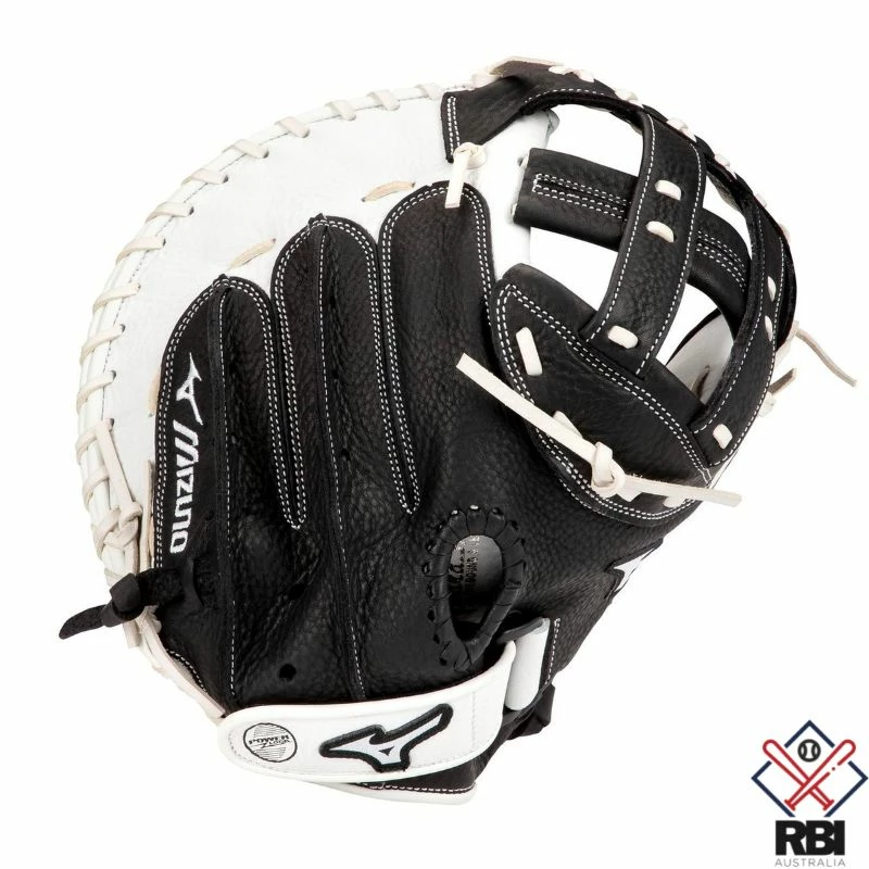 Mizuno Franchise Series 34″ Catcher’s Fastpitch Softball Glove Black/White 3 Mizuno Franchise Series 34″ Catcher’s Fastpitch Softball Glove Black/White