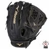 Mizuno MVP Prime 12.5″ Fastpitch Softball Glove – Black/Gold