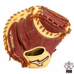 Mizuno Prime Elite 33.5″ Baseball Catcher’s Glove – Tan