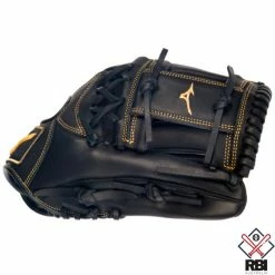 MVP Prime 11.5″ Baseball Glove – Black/Gold -Cheap Baseball bat Store Mizuno Glove 313053 3