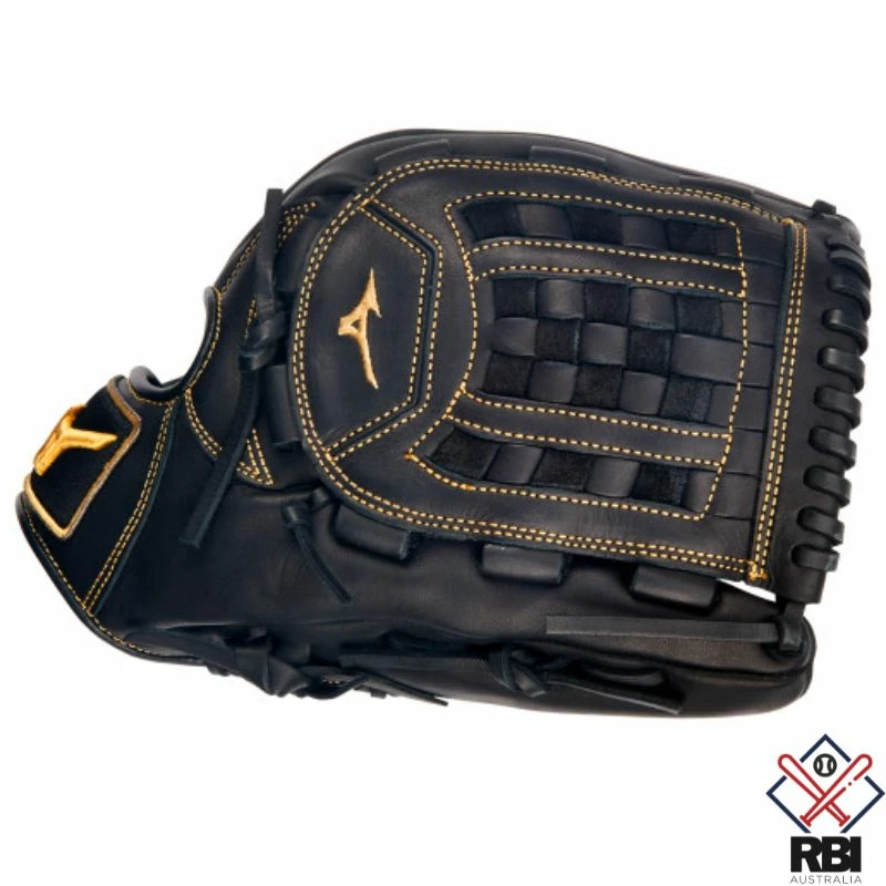 Mizuno MVP Prime 12″ Baseball Glove – Black/Gold 5 Mizuno MVP Prime 12″ Baseball Glove – Black/Gold - Image 3