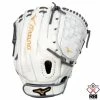 Mizuno MVP Prime 12″ Fastpitch Softball Glove – White/Gold -Cheap Baseball bat Store Mizuno Glove 313066 1