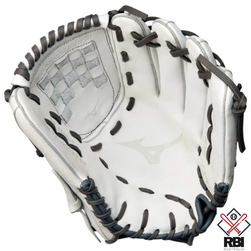 Mizuno MVP Prime 12″ Fastpitch Softball Glove – White/Gold 4 Mizuno MVP Prime 12″ Fastpitch Softball Glove – White/Gold - Image 2