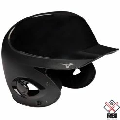 Mizuno MVP Series Solid Batting Helmet – Black