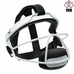 Mizuno Wire Fastpitch Softball Fielder’s Mask – White – S/M