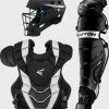 Easton Pro X Baseball Catcher’s Set – Black/Silver – Adult