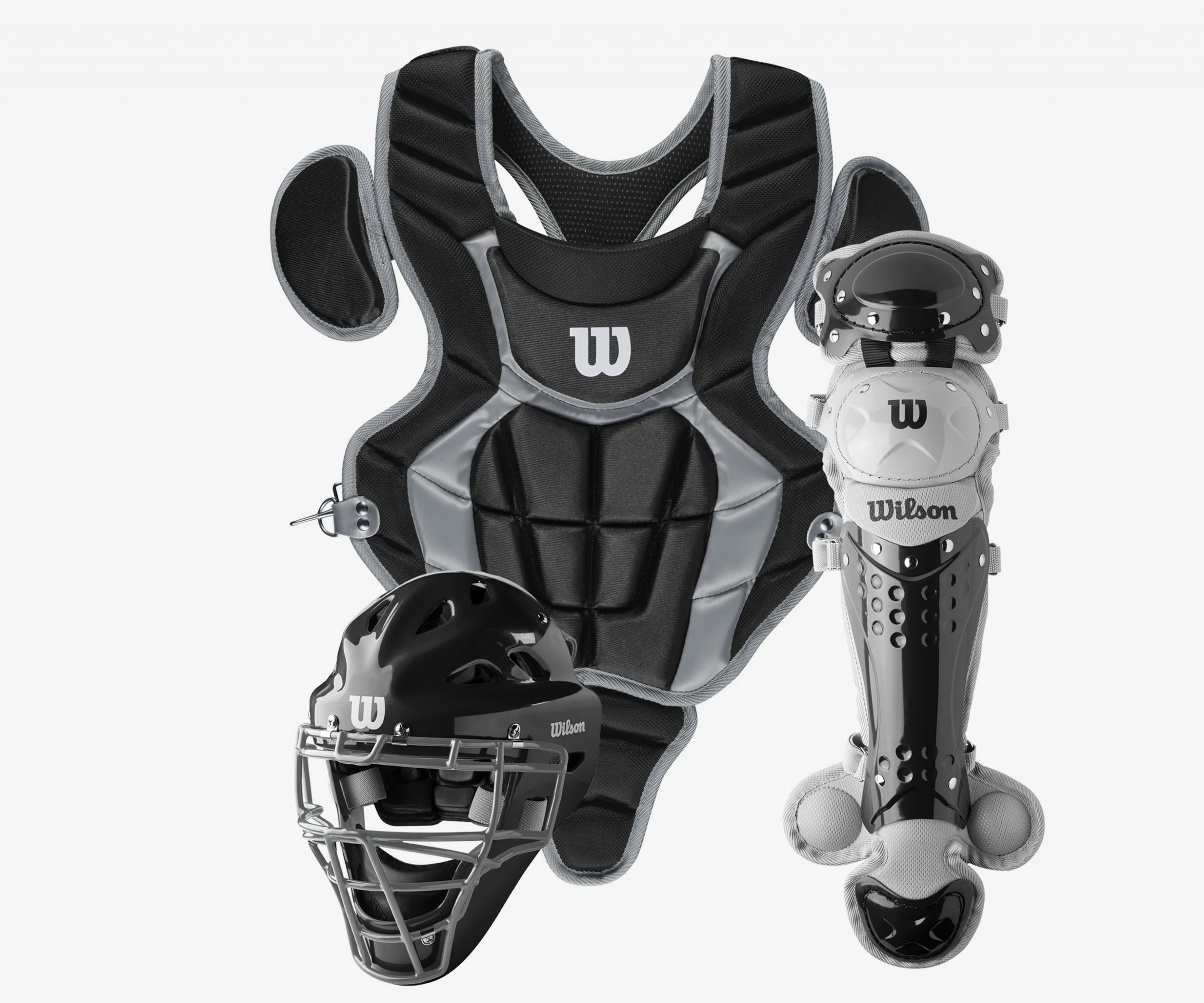 Wilson C200 Youth Catcher’s Gear Kit – Black 3 Wilson C200 Youth Catcher’s Gear Kit – Black