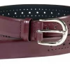 Null Hunter Lawn Bowls Belt – MAROON -Cheap Baseball bat Store belt maroon