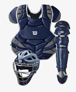Null Wilson C1K NOCSAE® CATCHER’S GEAR KIT- Adult – Navy 3 Null Wilson C1K NOCSAE® CATCHER’S GEAR KIT- Adult – Navy