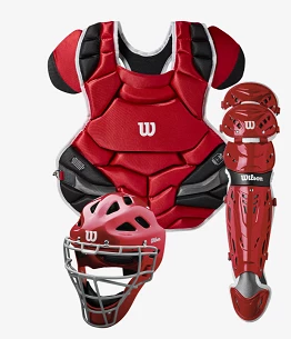 Null Wilson C1K NOCSAE® CATCHER’S GEAR KIT- Intermediate – Scarlet RED 3 Null Wilson C1K NOCSAE® CATCHER’S GEAR KIT- Intermediate – Scarlet RED