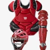 Null Wilson C1K NOCSAE® CATCHER’S GEAR KIT- Adult – Scarlet RED 2 Null Wilson C1K NOCSAE® CATCHER’S GEAR KIT- Adult – Scarlet RED -Cheap Baseball bat Store c1kred1