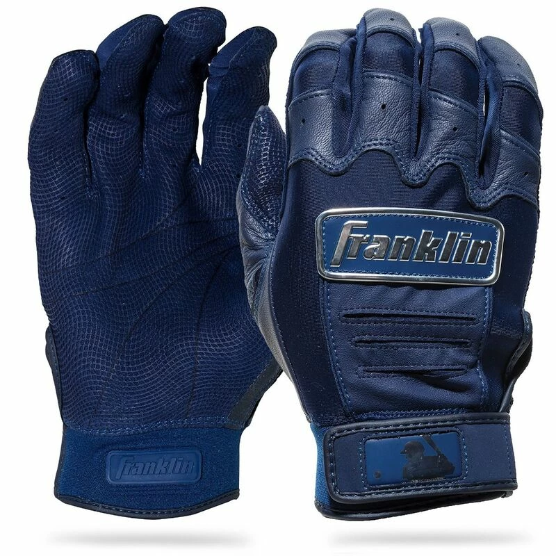 Franklin Adult CFX Pro Full Color Chrome Batting Gloves – Navy 3 Franklin Adult CFX Pro Full Color Chrome Batting Gloves – Navy