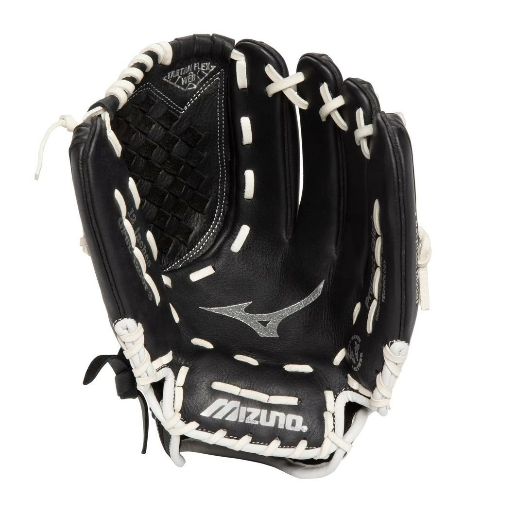 Mizuno Prospect Select 12″ Fastpitch Softball Glove – Black/White 4 Mizuno Prospect Select 12″ Fastpitch Softball Glove – Black/White - Image 2