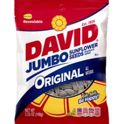 Null David Sunflower Seeds 5.25oz ORIGINAL Flavour