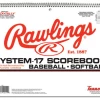 Null Rawlings System-17 Baseball Scorebook -Cheap Baseball bat Store scorebook